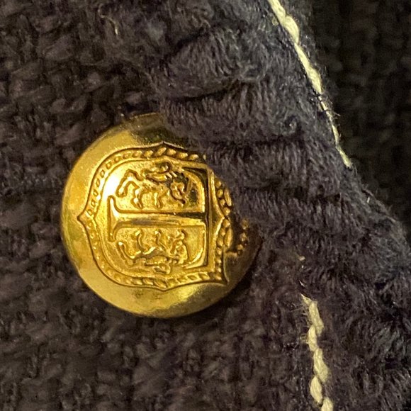 NWOT Talbots 8P Navy Tweed Blazer - Picture 7 of 8